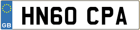 Truck License Plate